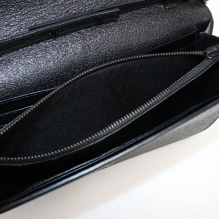 SAINT LAURENT【サンローラン】 377829 YSLモノグラム チェーンウォレット レザー レディース