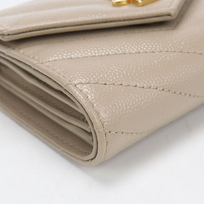 SAINT LAURENT【サンローラン】 692061 マルチフォールドウォレット カサンドラ 三つ折り財布 レザー レディース
