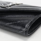 SAINT LAURENT【サンローラン】 414404 スモール エンベロープウォレット モノグラム 二つ折り財布 カーフ レディース