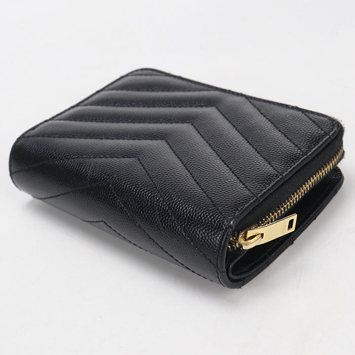 SAINT LAURENT【サンローラン】 403723 バイフォールド ウォレット カサンドラ 二つ折り財布 レザー レディース