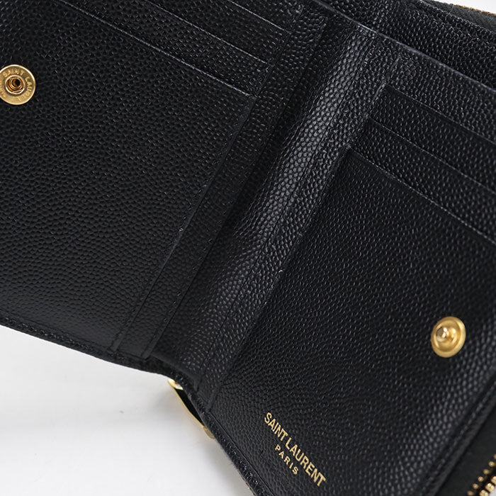 SAINT LAURENT【サンローラン】 403723 バイフォールド ウォレット カサンドラ 二つ折り財布 レザー レディース