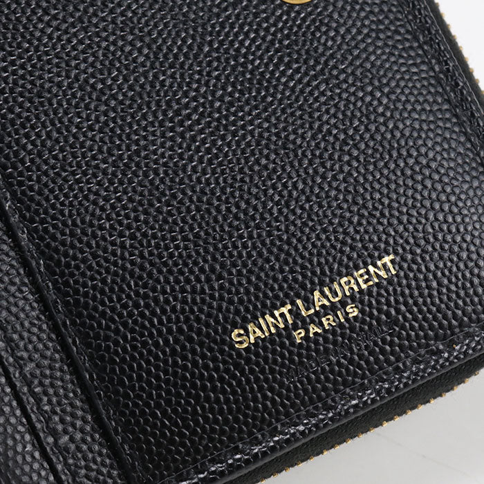 SAINT LAURENT【サンローラン】 403723 バイフォールド ウォレット カサンドラ 二つ折り財布 レザー レディース