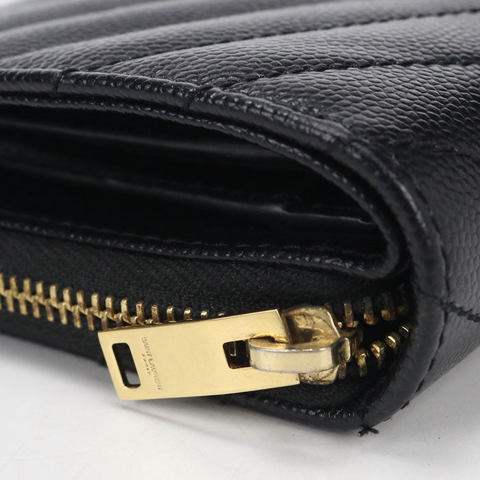 SAINT LAURENT【サンローラン】 403723 バイフォールド ウォレット カサンドラ 二つ折り財布 レザー レディース