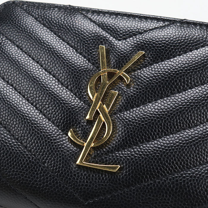 SAINT LAURENT【サンローラン】 403723 バイフォールド ウォレット カサンドラ 二つ折り財布 レザー レディース