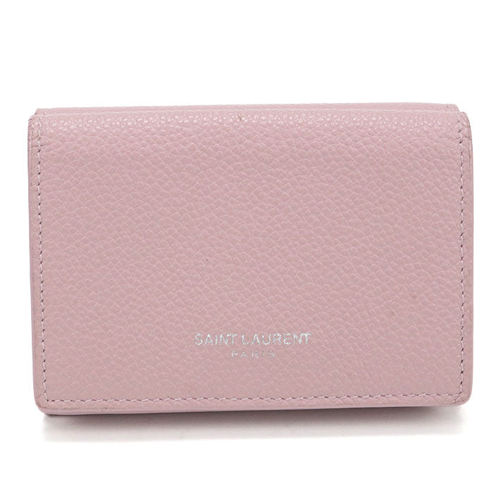 SAINT LAURENT【サンローラン】 459784 三つ折り財布 レザー レディース