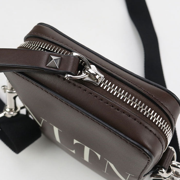 Valentino Calfskin Shoulder Bag - Brown