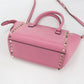 Valentino ロックスタッズ カーフレザー ハンドバッグ ショルダーバッグ - ピンク