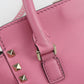 Valentino ロックスタッズ カーフレザー ハンドバッグ ショルダーバッグ - ピンク