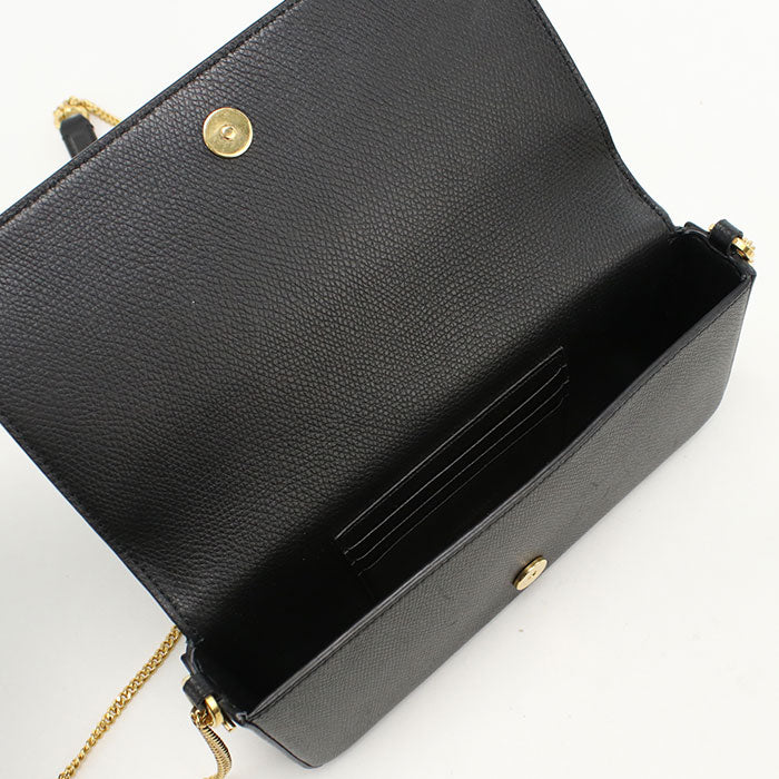 Valentino シグネチャー チェーンウォレット ショルダーバッグ - ブラック