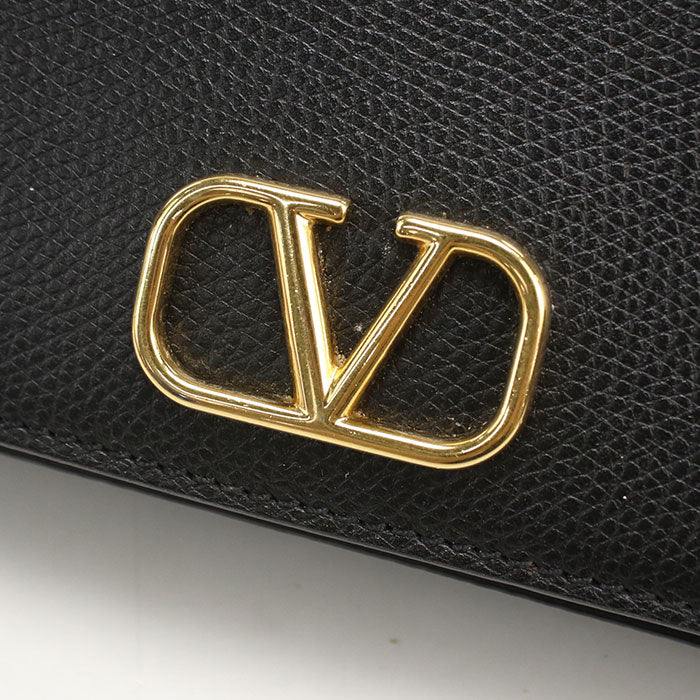 Valentino シグネチャー チェーンウォレット ショルダーバッグ - ブラック