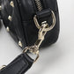 Valentino ロックスタッズ カーフレザー ショルダーバッグ - ブラック