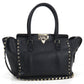 Valentino Rockstud Leather Handbag/Shoulder Bag - Black