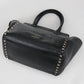 Valentino Rockstud Leather Handbag/Shoulder Bag - Black