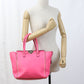 Valentino Rockstud Calfskin Tote/Shoulder Bag - Pink