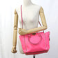 Valentino Rockstud Calfskin Tote/Shoulder Bag - Pink