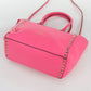 Valentino Rockstud Calfskin Tote/Shoulder Bag - Pink