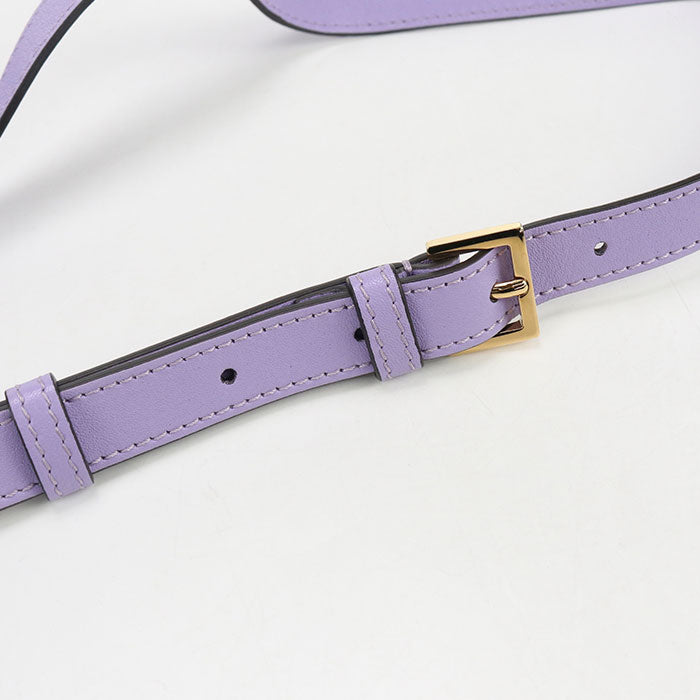 Gianni Versace タグ ナッパ ホーボーバッグ ラムスキン ハンドバッグ ショルダーバッグ - パープル