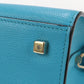 Valextra Iside Calfskin Top Handle Handbag/Shoulder Bag - Blue